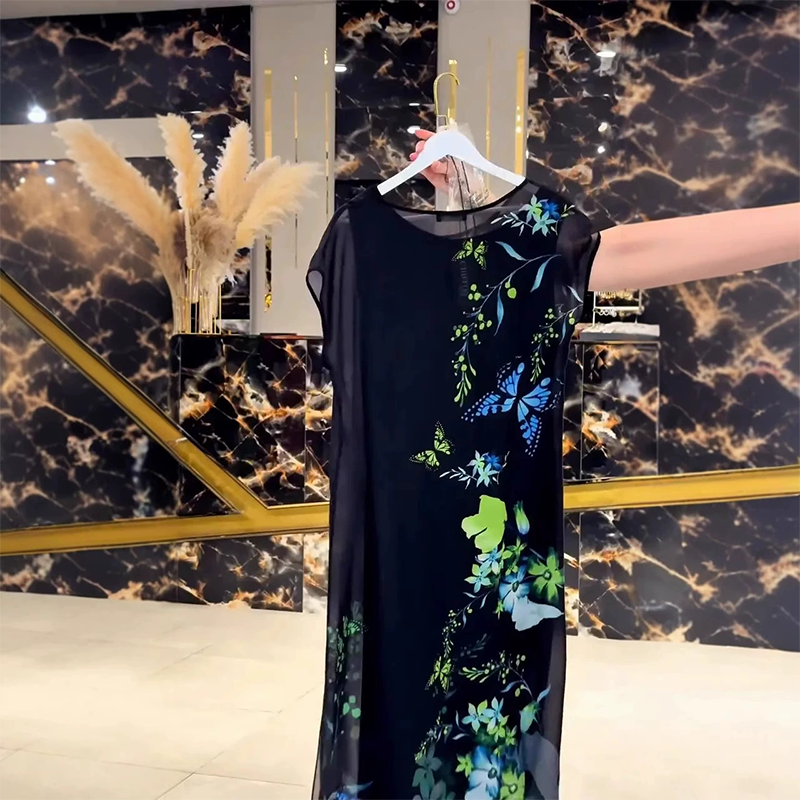 ✨👗Eleganckie tiulowe sukienki w kwiaty dla kobiet